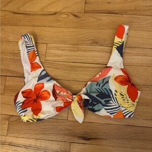 Hollister Floral Print Bikini Top
